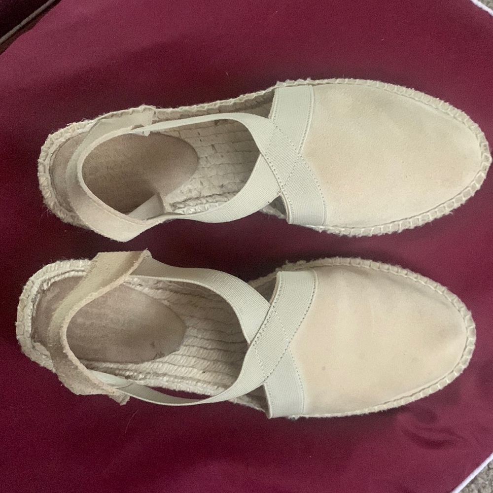 Picon suede leather sling back espadrilles strappy loafer style 1634.